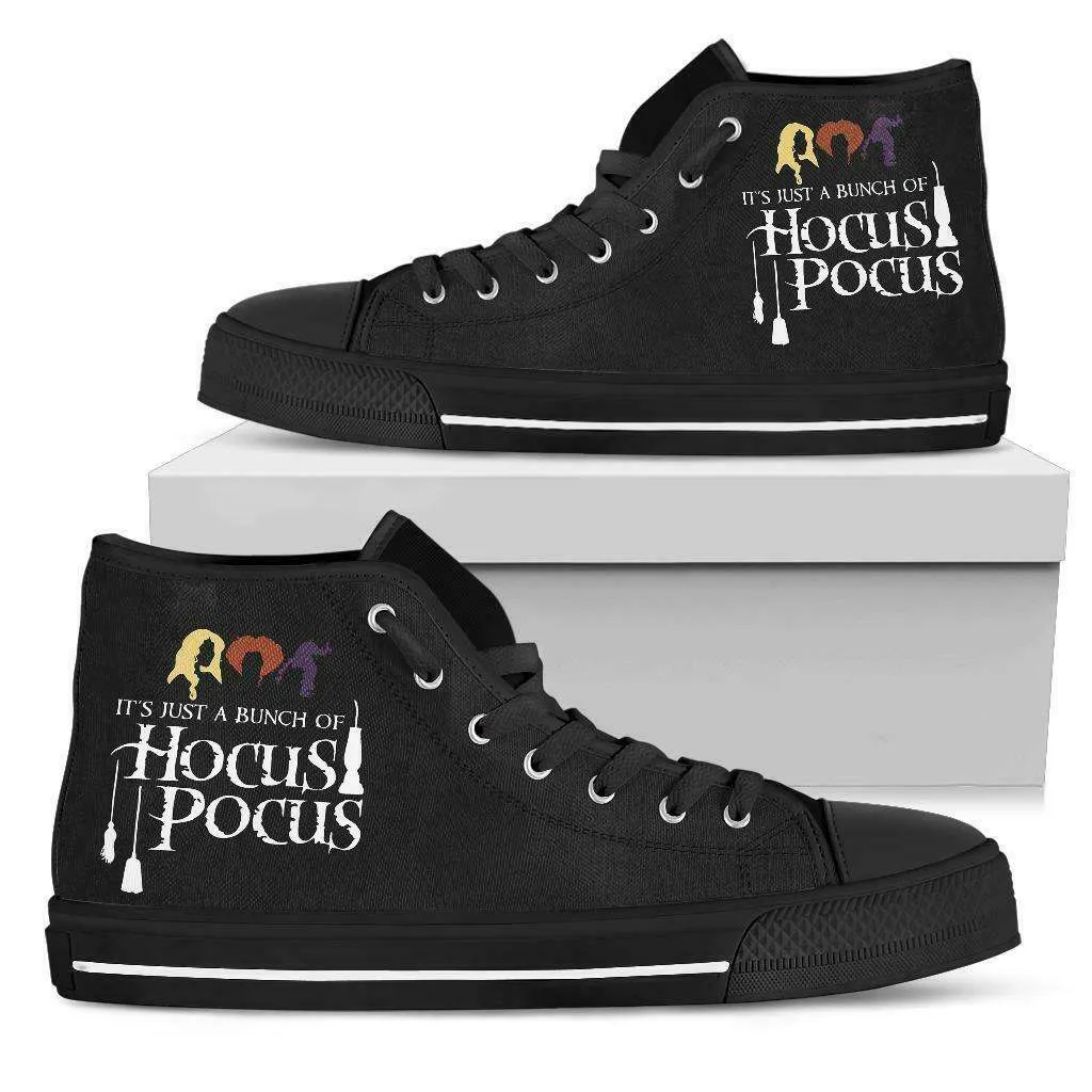 Hocus Pocus Black Halloween High Top Shoes Converse Style High Top Sneakers