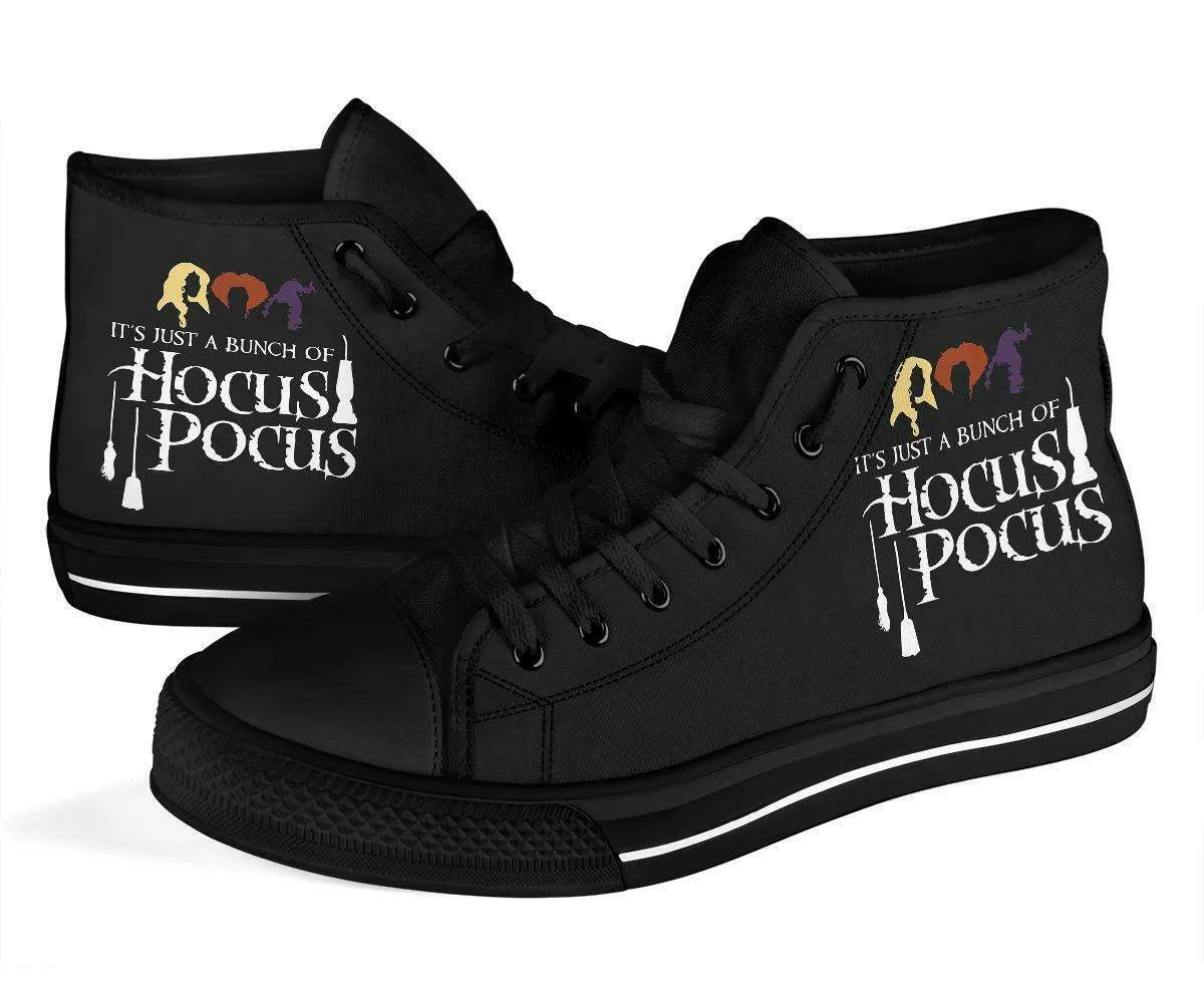 Hocus Pocus Black Halloween High Top Shoes Converse Style High Top Sneakers