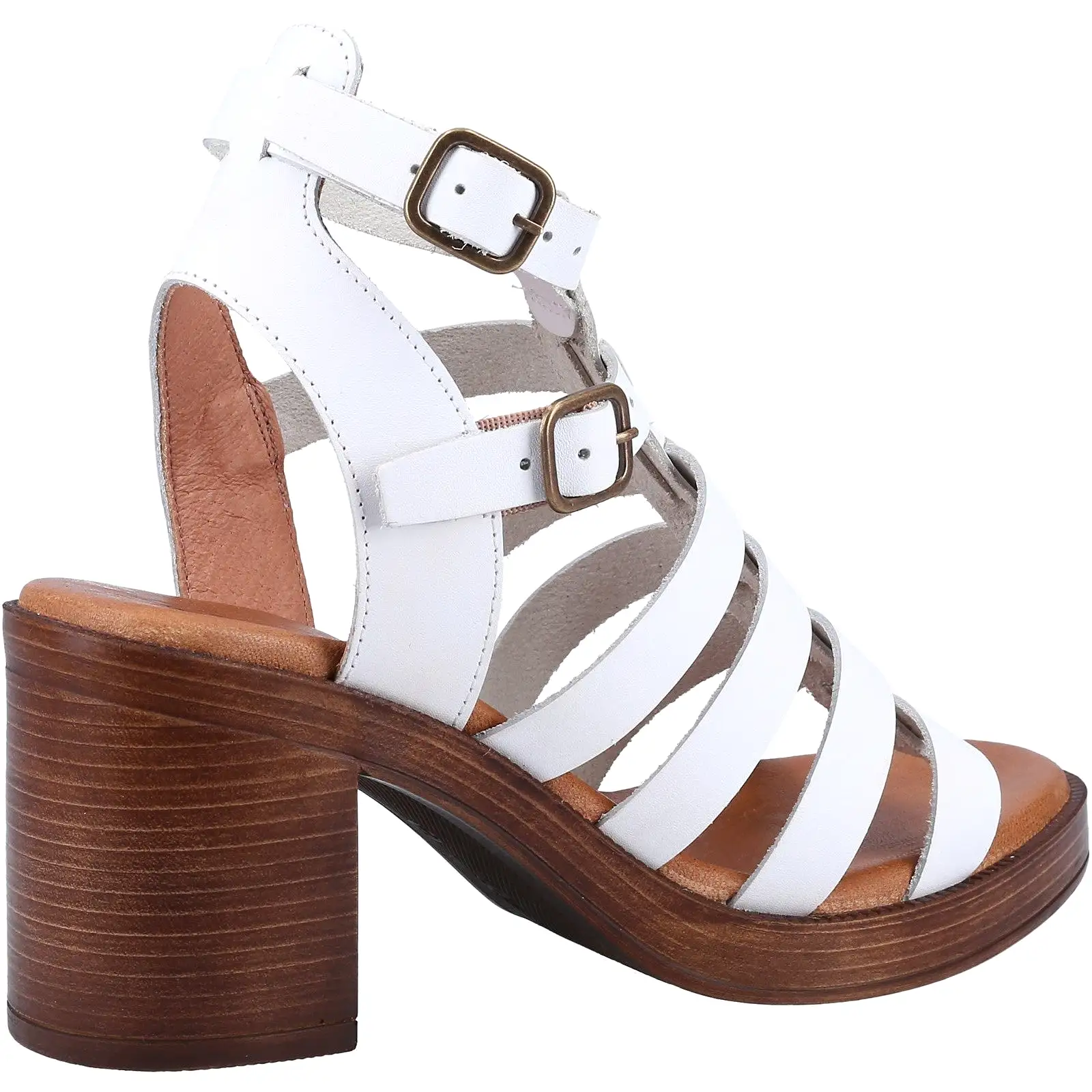 Hush Puppies Gloria Womens Leather Gladiator Sandal