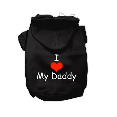 I LOVE MY DADDY Dog Hoodie