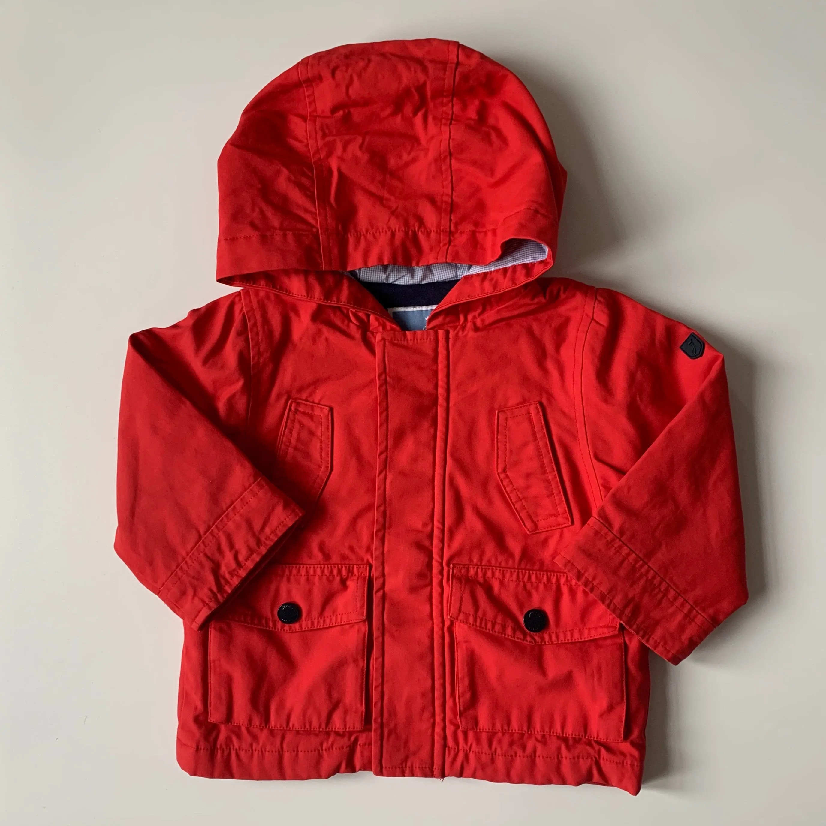 Jacadi Red Waterproof Coat: 18 Months