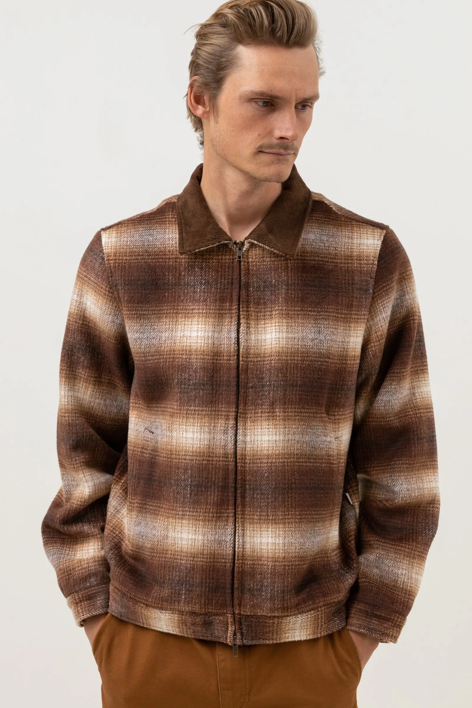 James Check Jacket Cedar