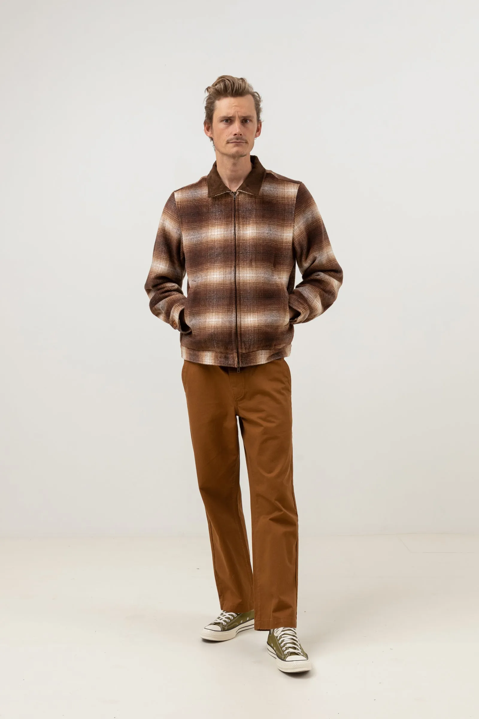 James Check Jacket Cedar