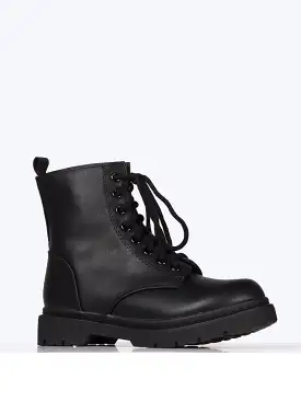 Lace Up Combat Boot