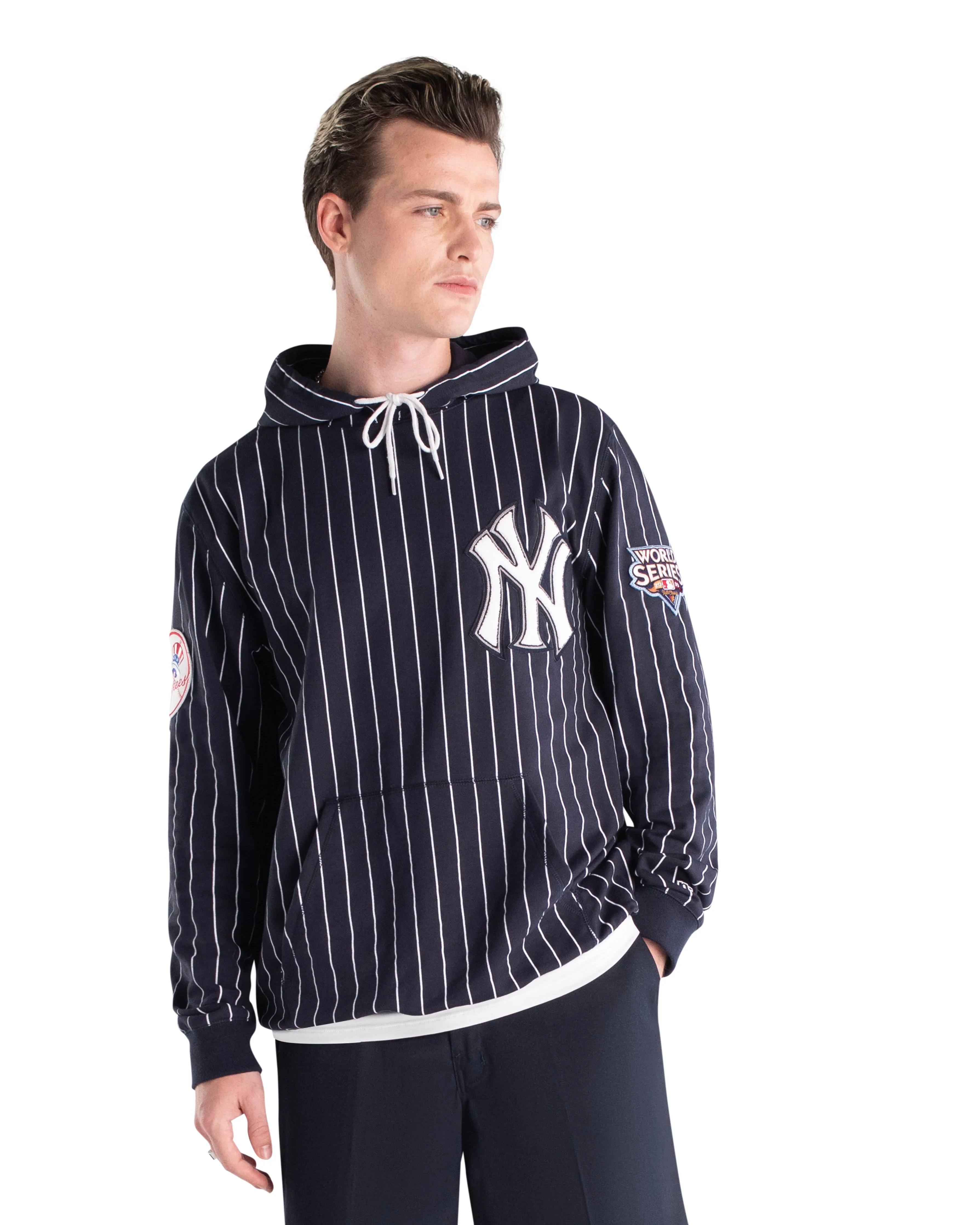 Los Angeles Dodgers Logo Select Pinstripe Hoodie