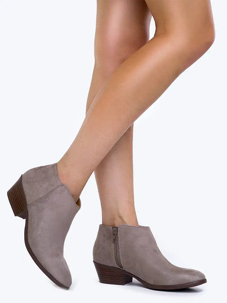 Low Ankle Western Bootie