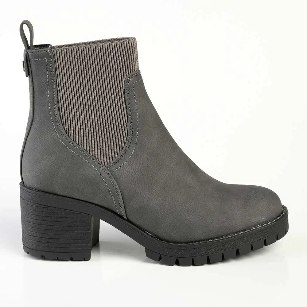 Madison Ella Chunky Ankle Boot - Grey