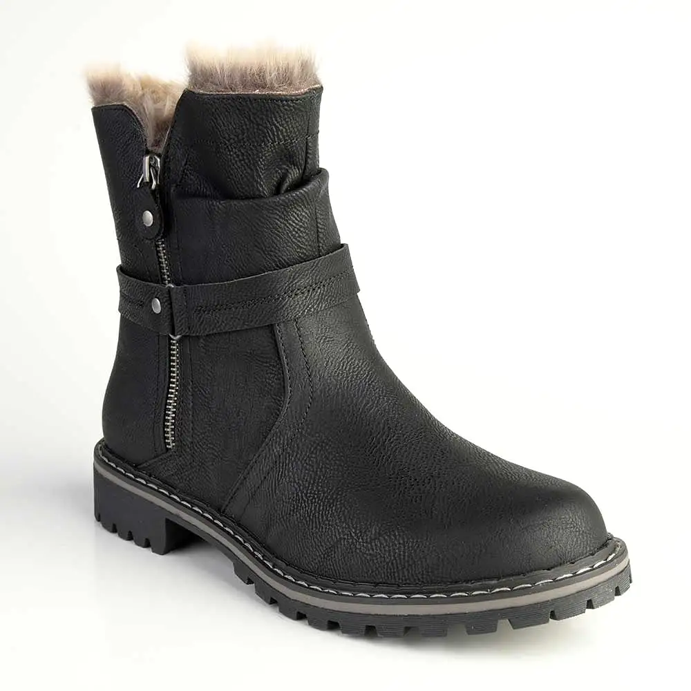 Madison Finley Ankle Boots - Black