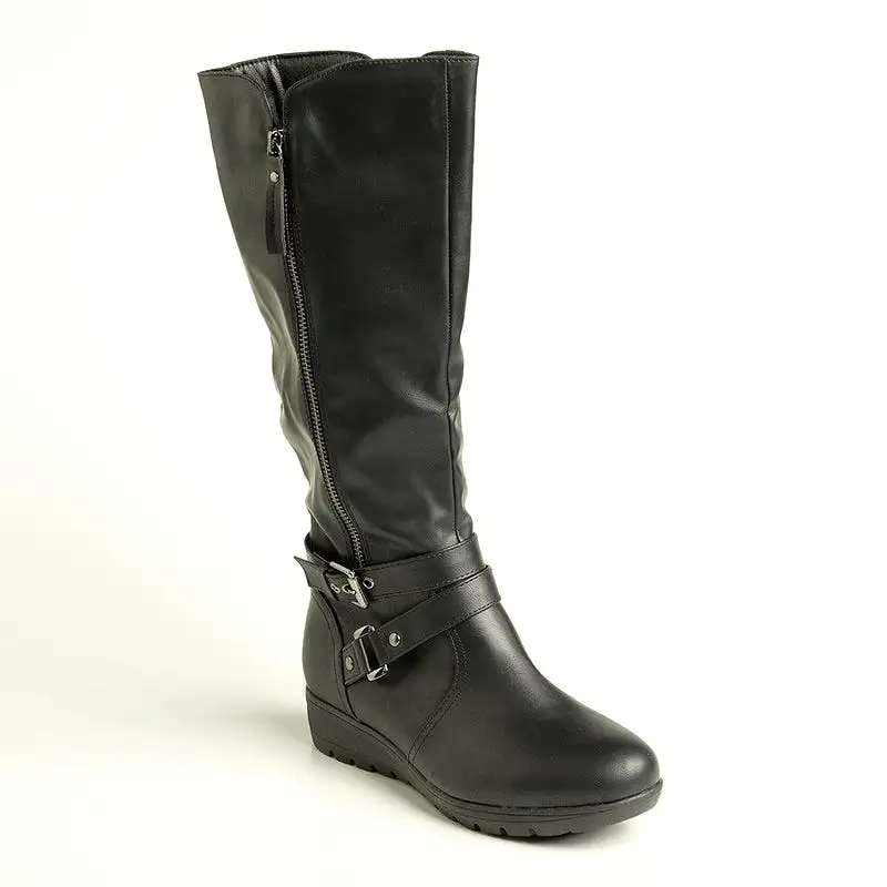 Madison Mandy Long Boot - Black