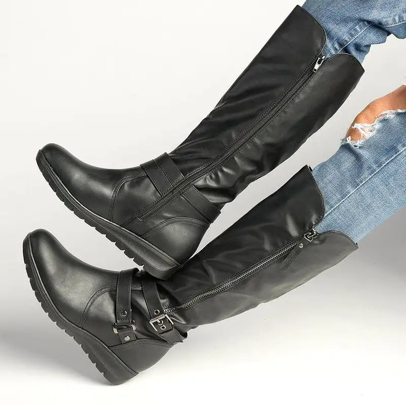 Madison Mandy Long Boot - Black