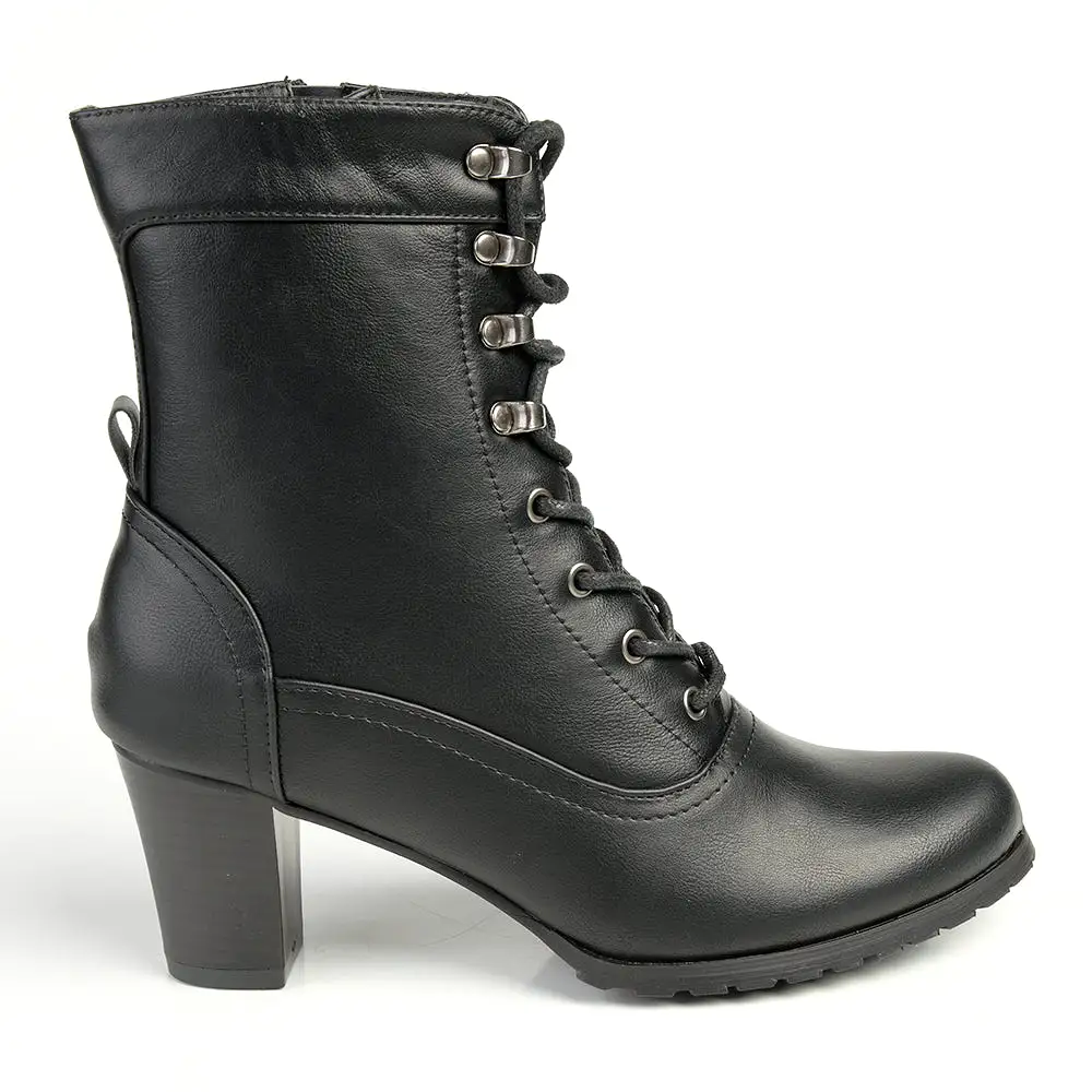 Madison Nadine Short Boot - Black