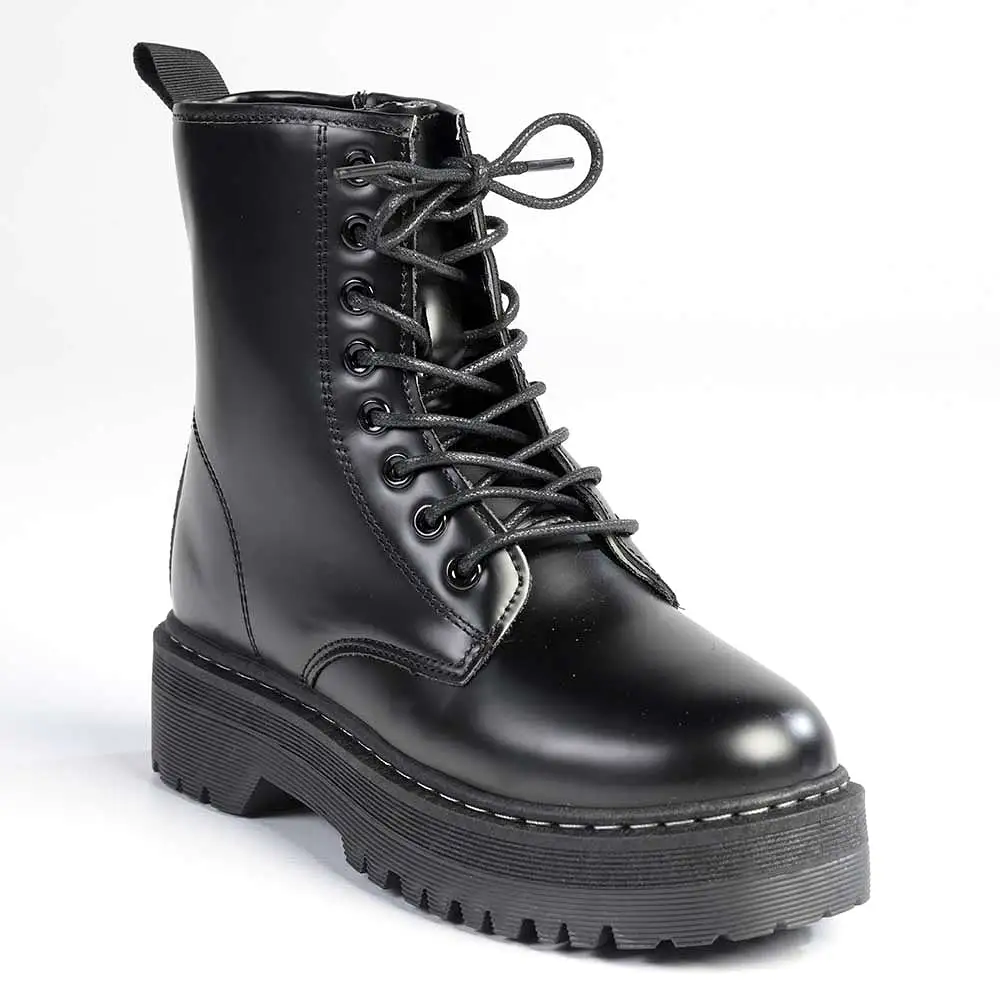 Madison Savannah Military Boot - Black