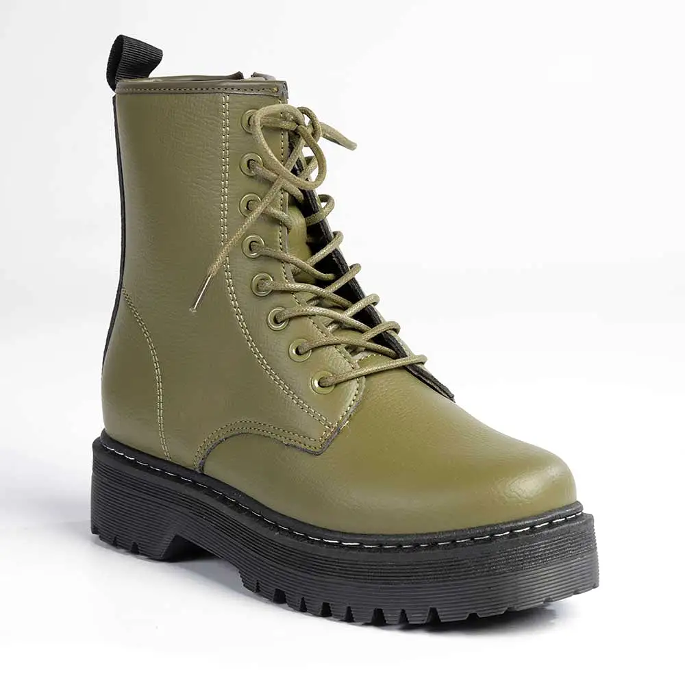 Madison Savannah Military Boot - Olive