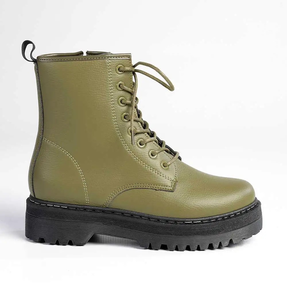 Madison Savannah Military Boot - Olive