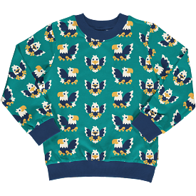 Maxomorra Dream Job Eagle Lined Sweater