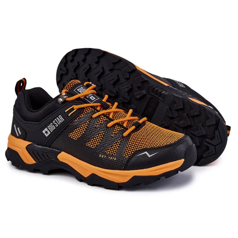 Men's Sport Shoes Trappers Memory Foam Big Star KK174107 Orange