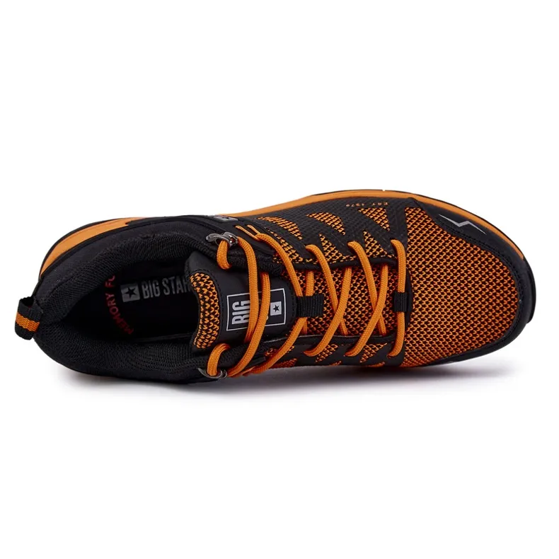 Men's Sport Shoes Trappers Memory Foam Big Star KK174107 Orange