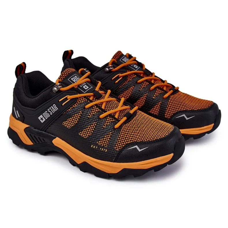 Men's Sport Shoes Trappers Memory Foam Big Star KK174107 Orange