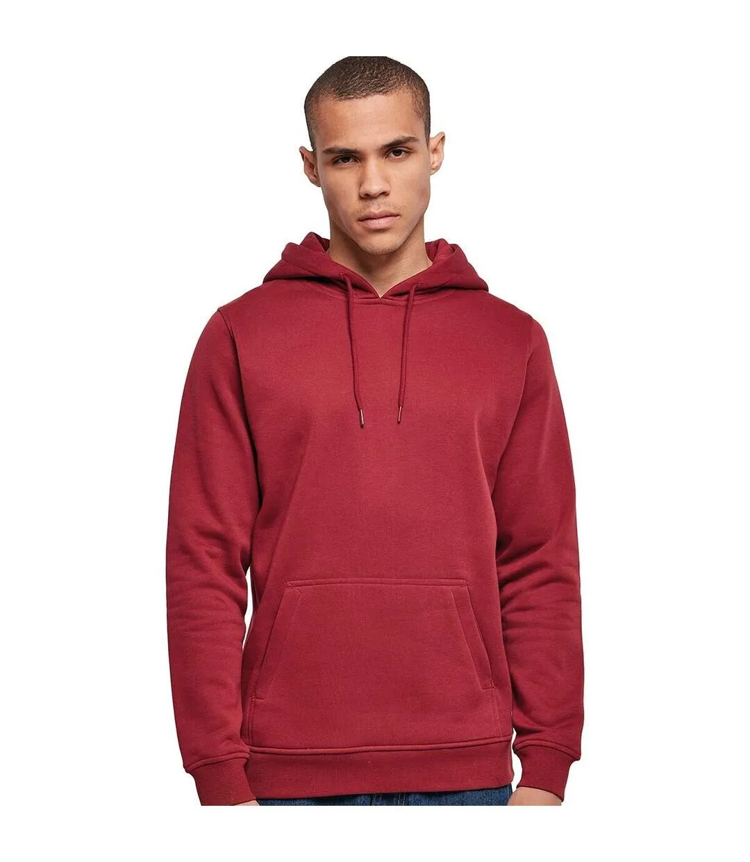 Mens heavyweight hoodie burgundy Build Your Brand