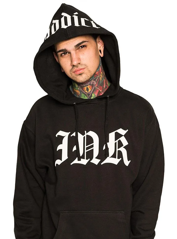 Men's Ink Lettering Pullover Hoodie