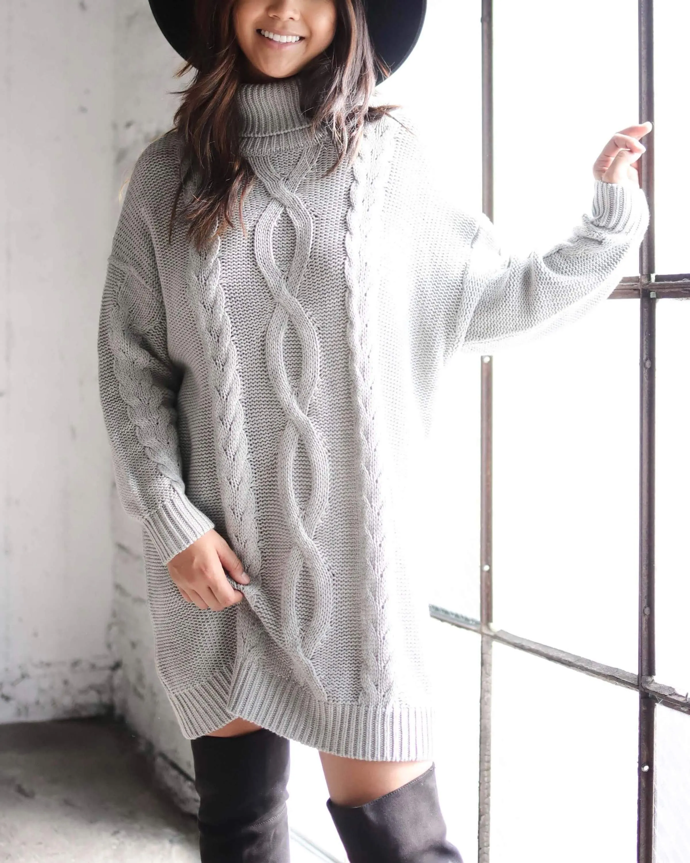 Minkpink Janine Cable Knit Sweater