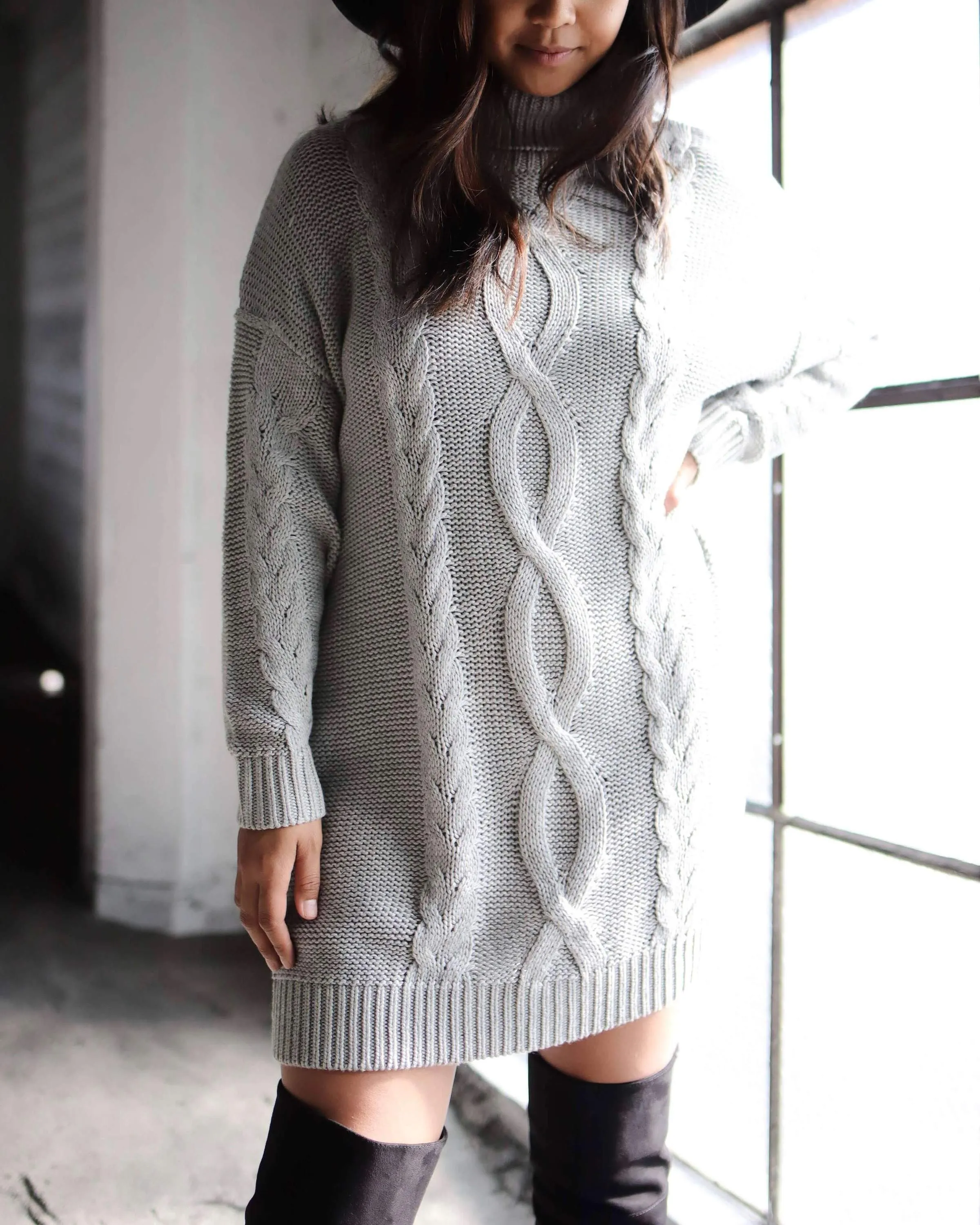 Minkpink Janine Cable Knit Sweater