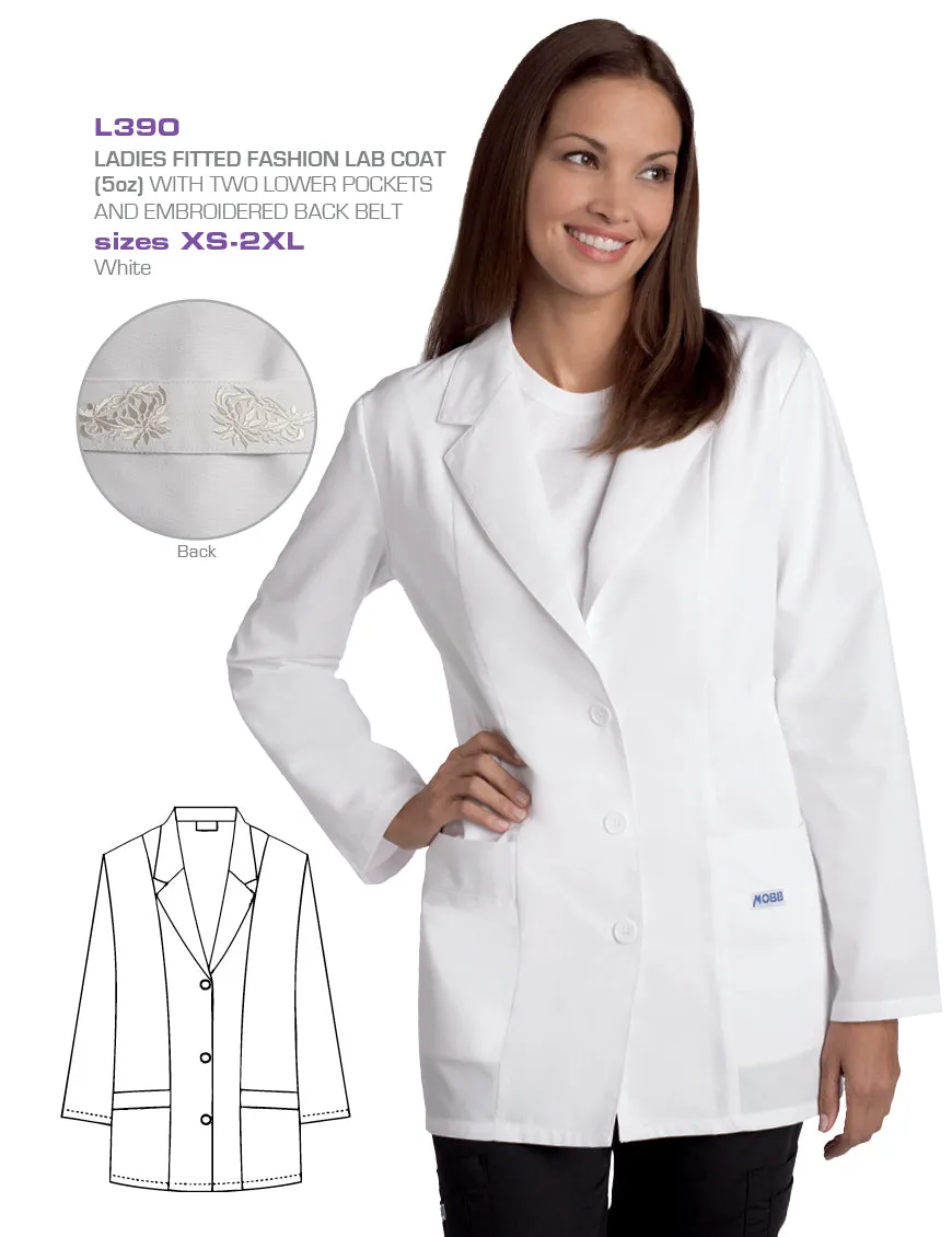 Mobb Ladies Fitted Fashion Lab Coat