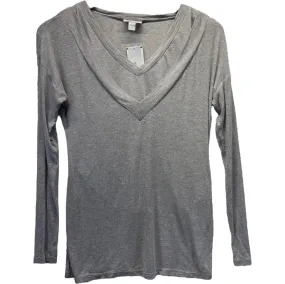 *New* Gray A Pea in the Pod Maternity Long Sleeves Maternity Thermal Nursing Top (Size Medium)