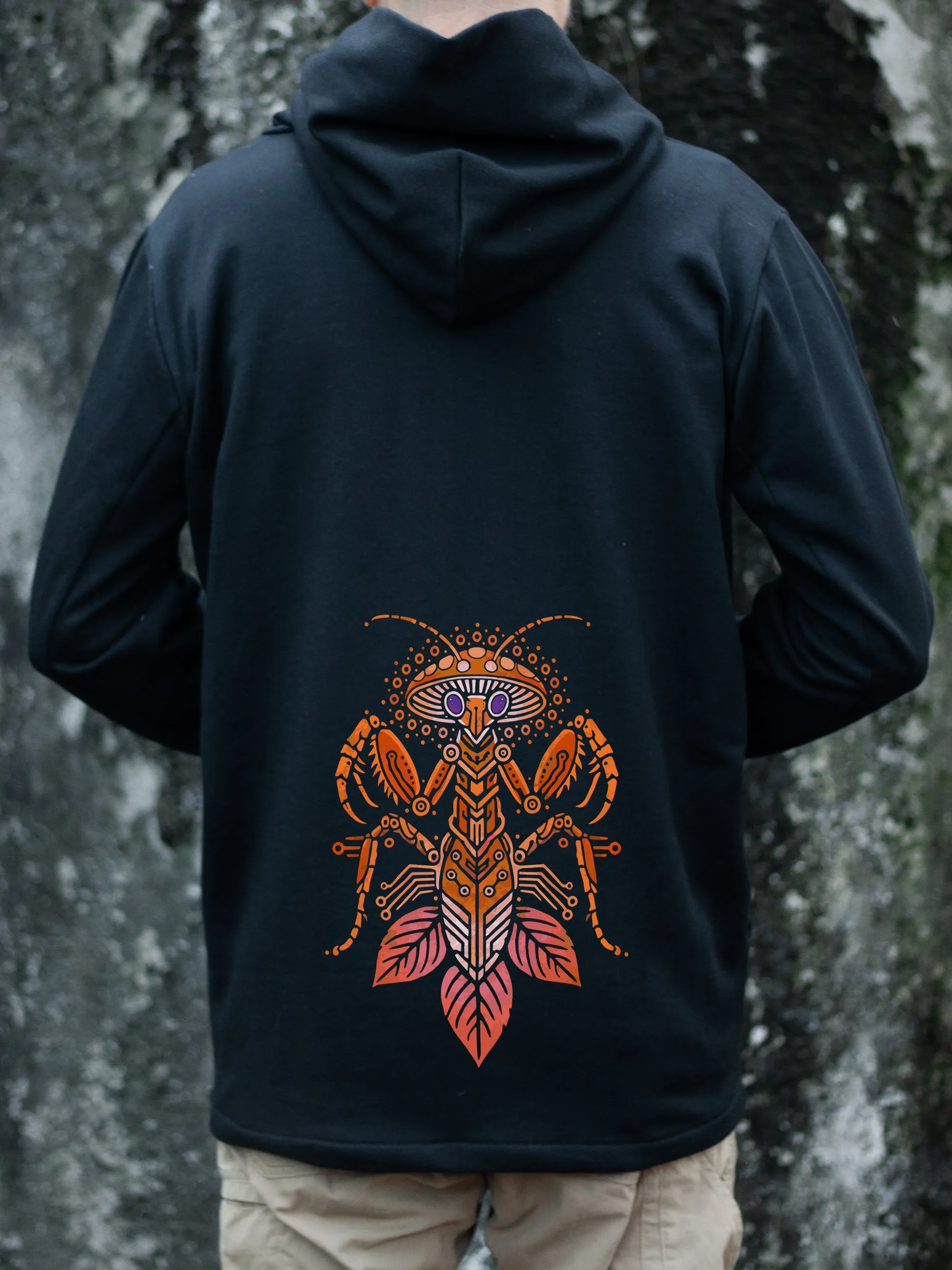 NEW Mushroom Mantis Hoodie - Orange