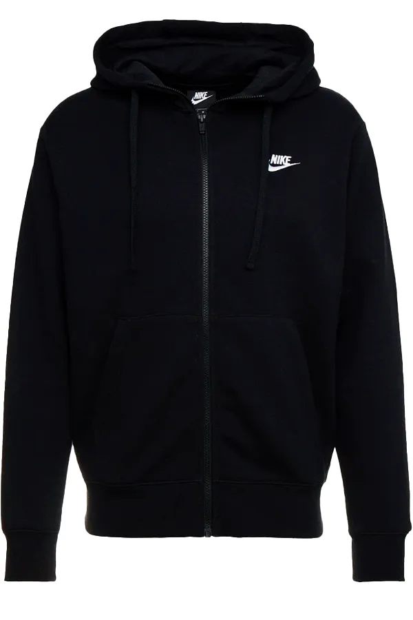 Nike Club Zip Hoodie Black