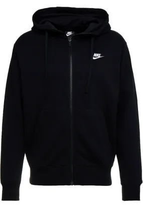 Nike Club Zip Hoodie Black