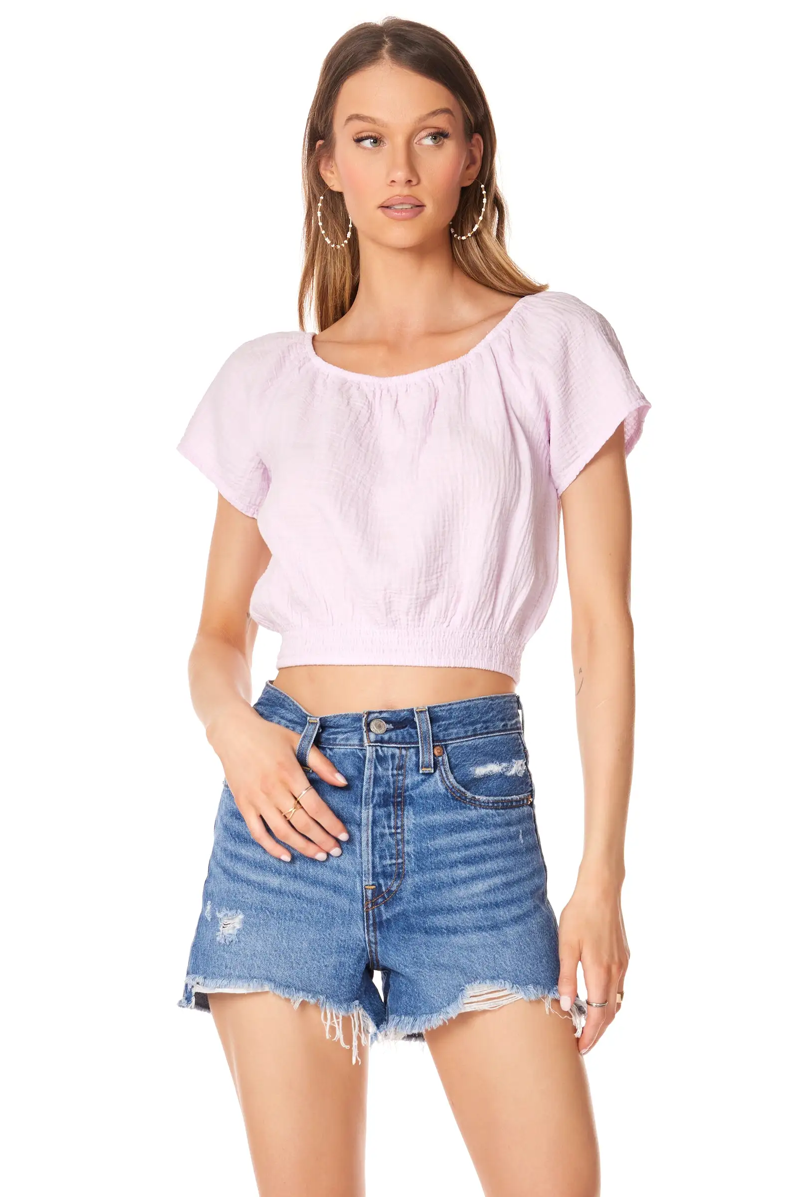 OFF-SHOULDER TOP