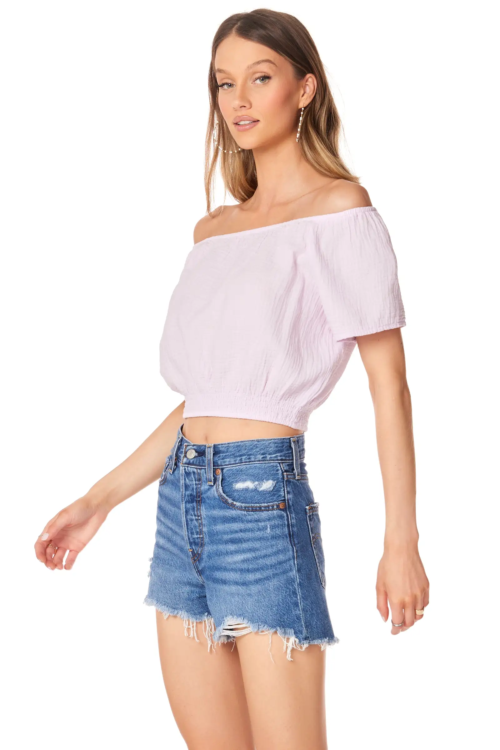 OFF-SHOULDER TOP