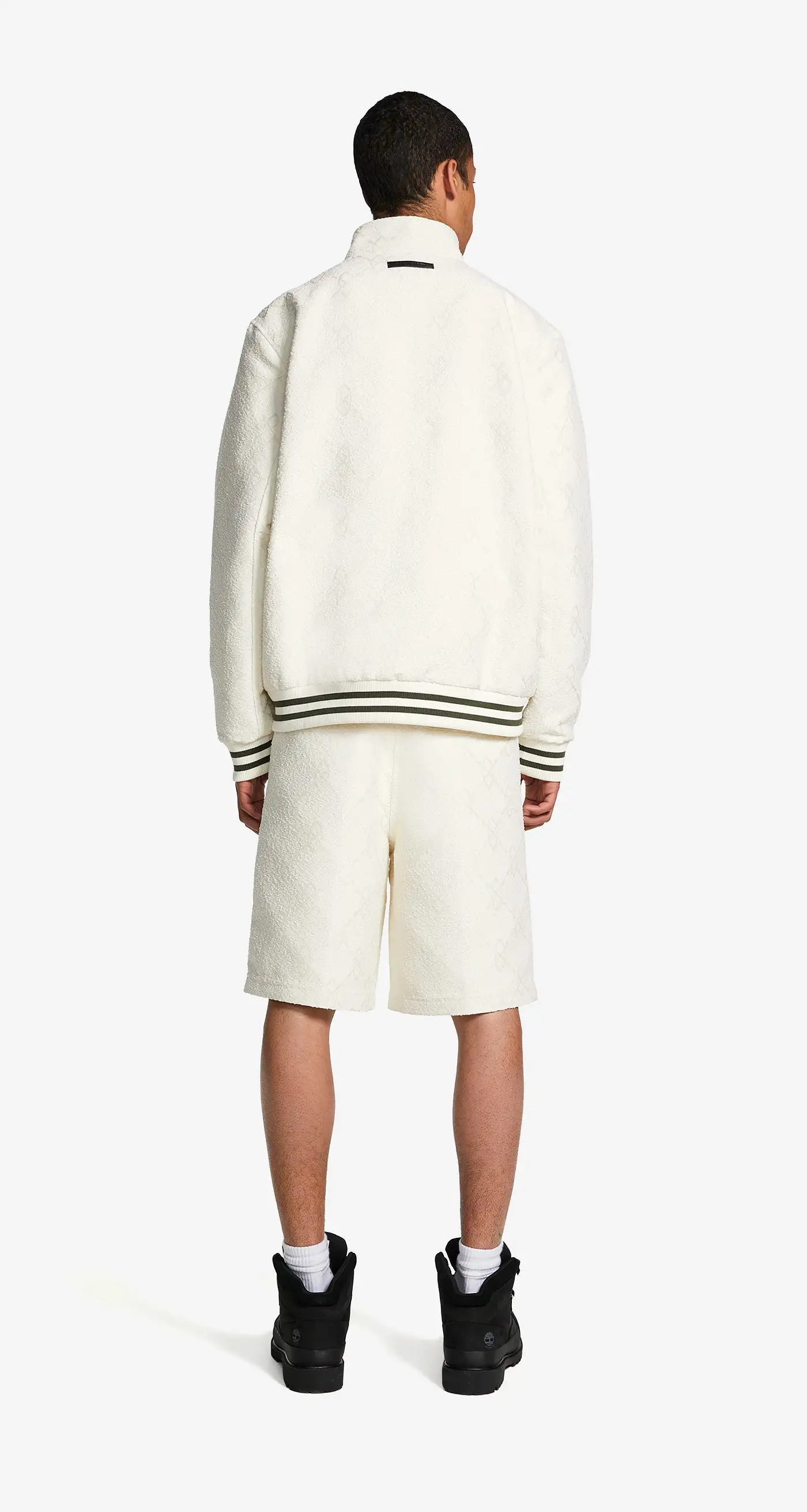 Off White Shakir Boucle Track Jacket