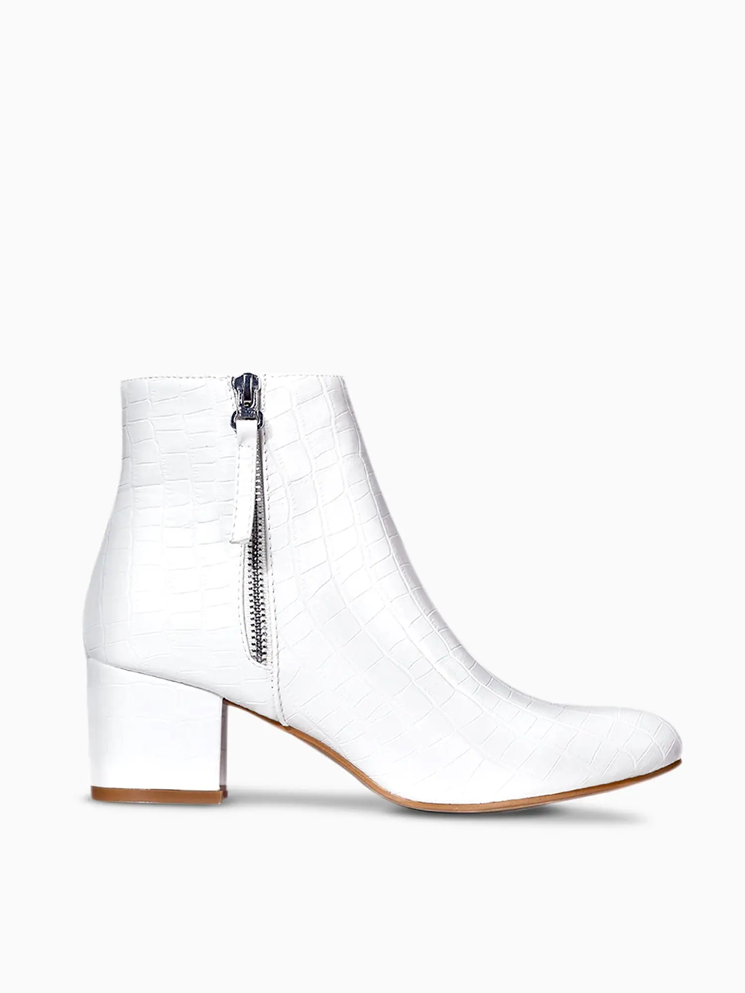 Pointed Toe Zip Ankle Boots