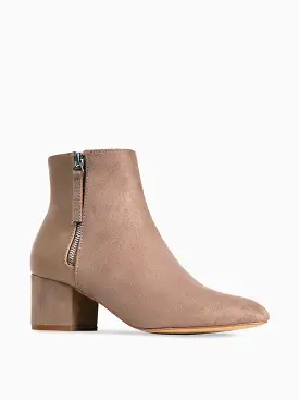 Pointed Toe Zip Ankle Boots