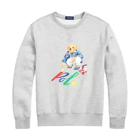 Polo Ralph Lauren Painter Bear Crewneck Sweater