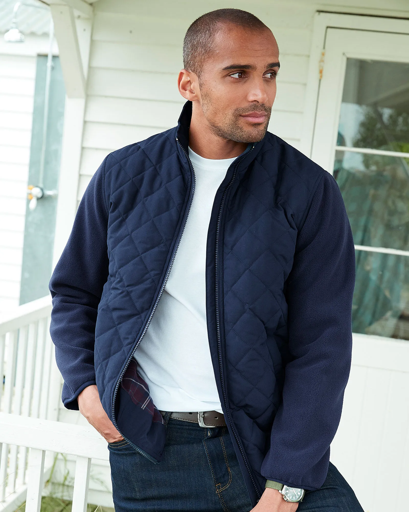 Quilted Fleece Jacket