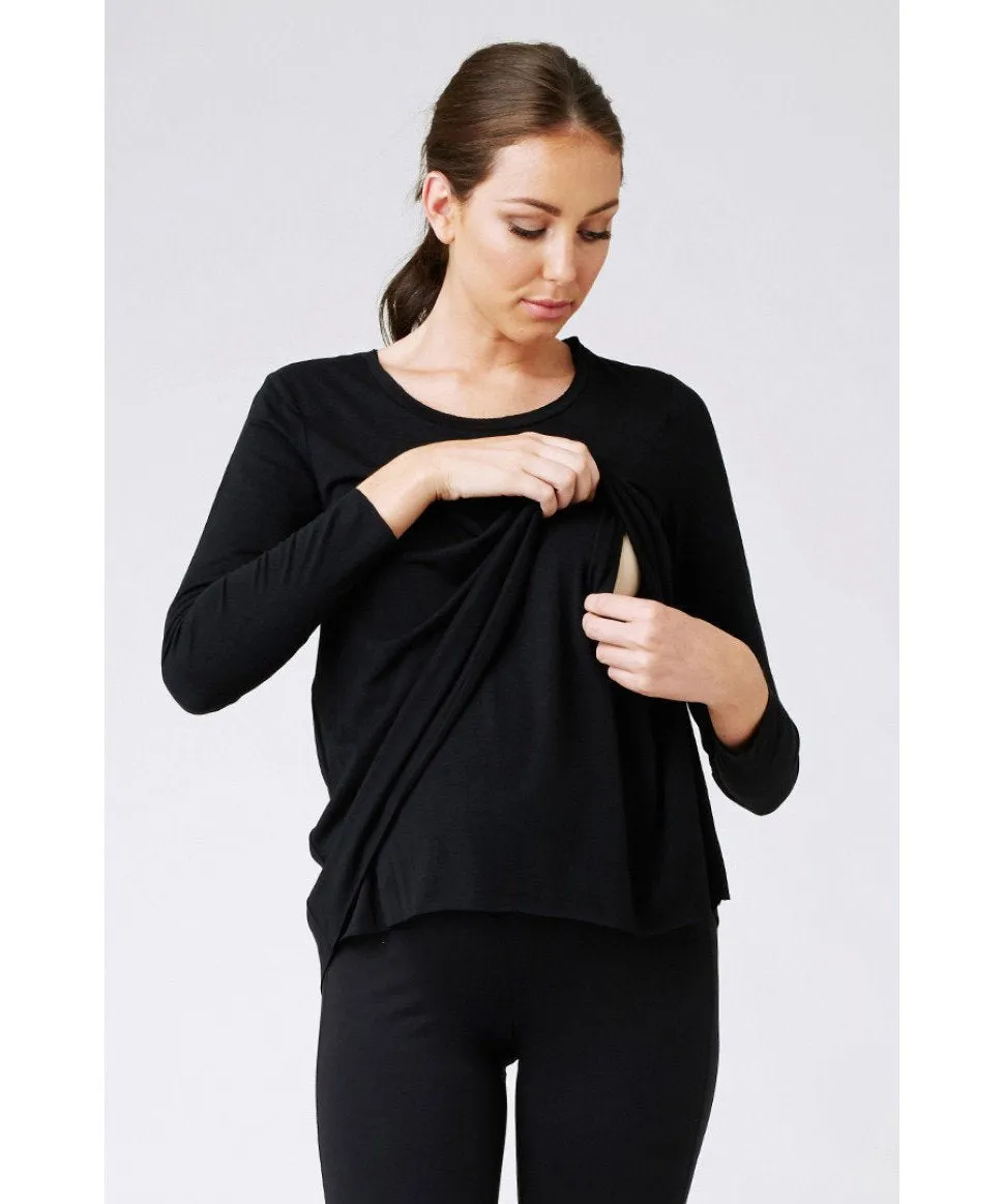 Raw Edge Nursing Top