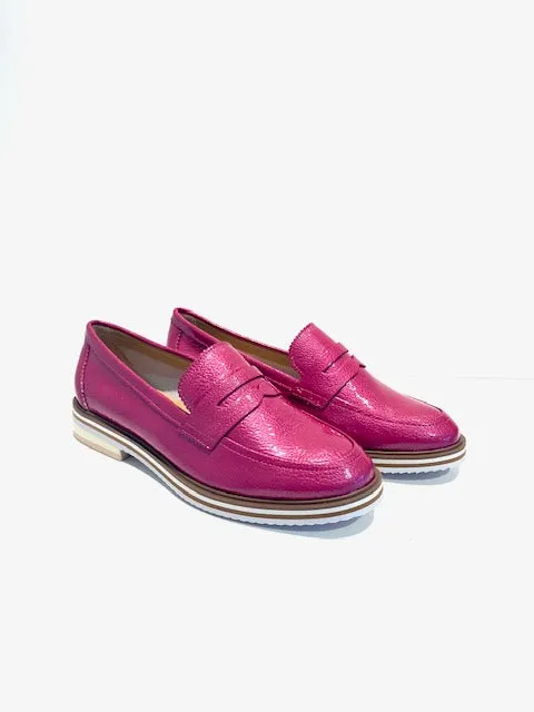 Regarde Le Ciel Dalma-02 Fucsia Loafer