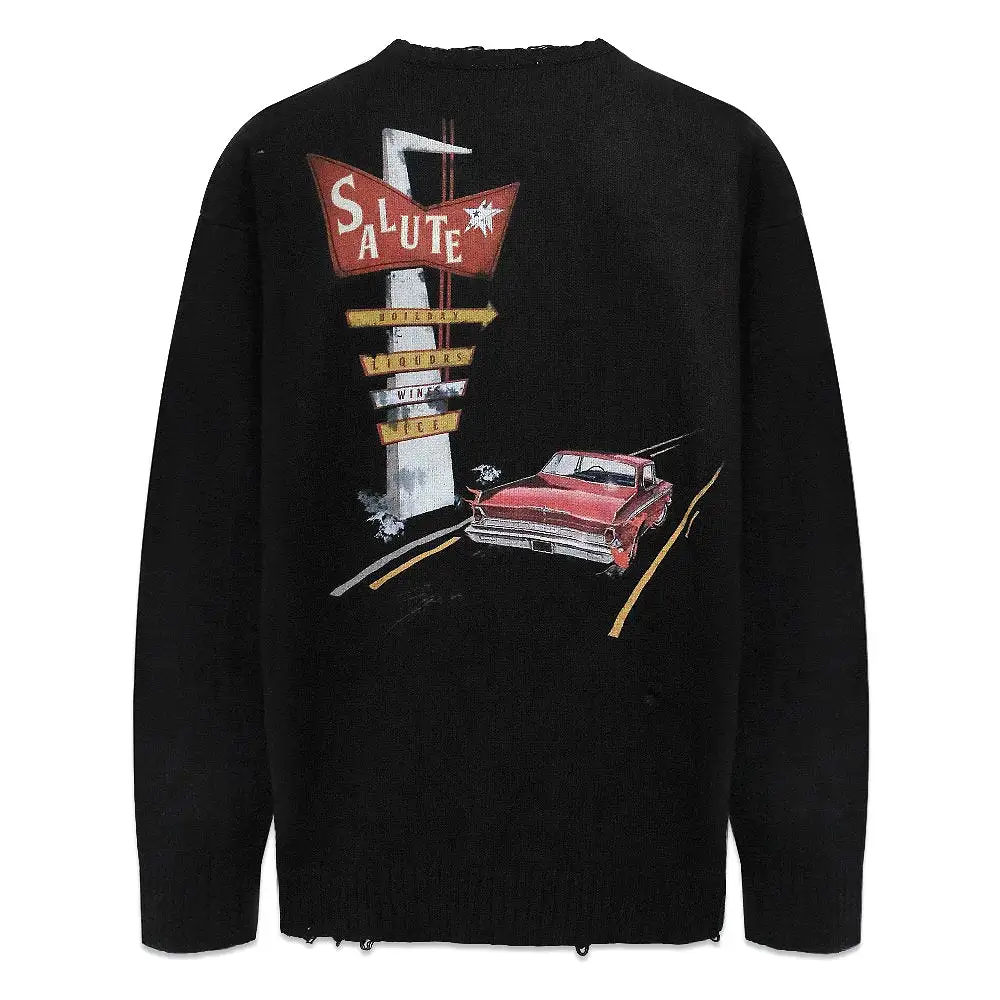 SALUTE 2020aw Racing Stop Sweater