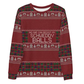 Schweddy Balls Ugly Christmas Sweater