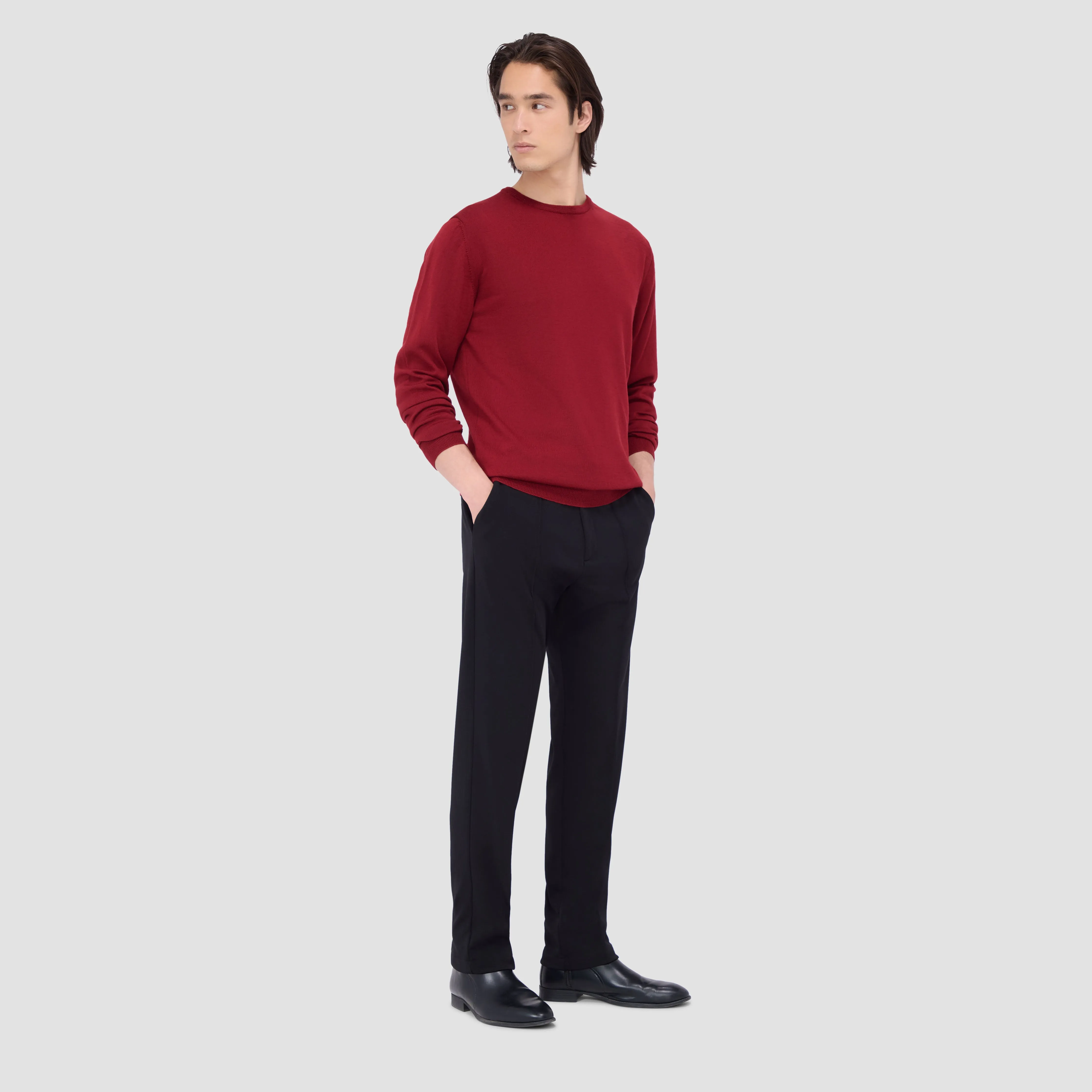 SCOTT Crew Neck Merino Sweater