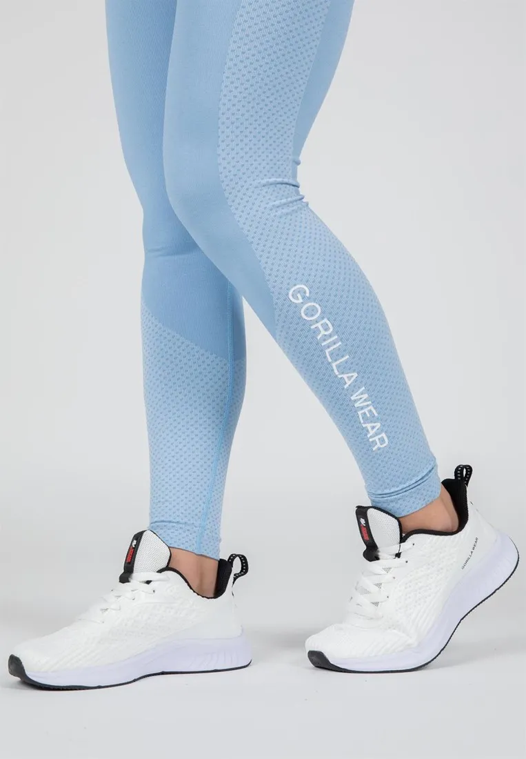 Selah Seamless Leggings - Light Blue - XS/S Gorilla Wear