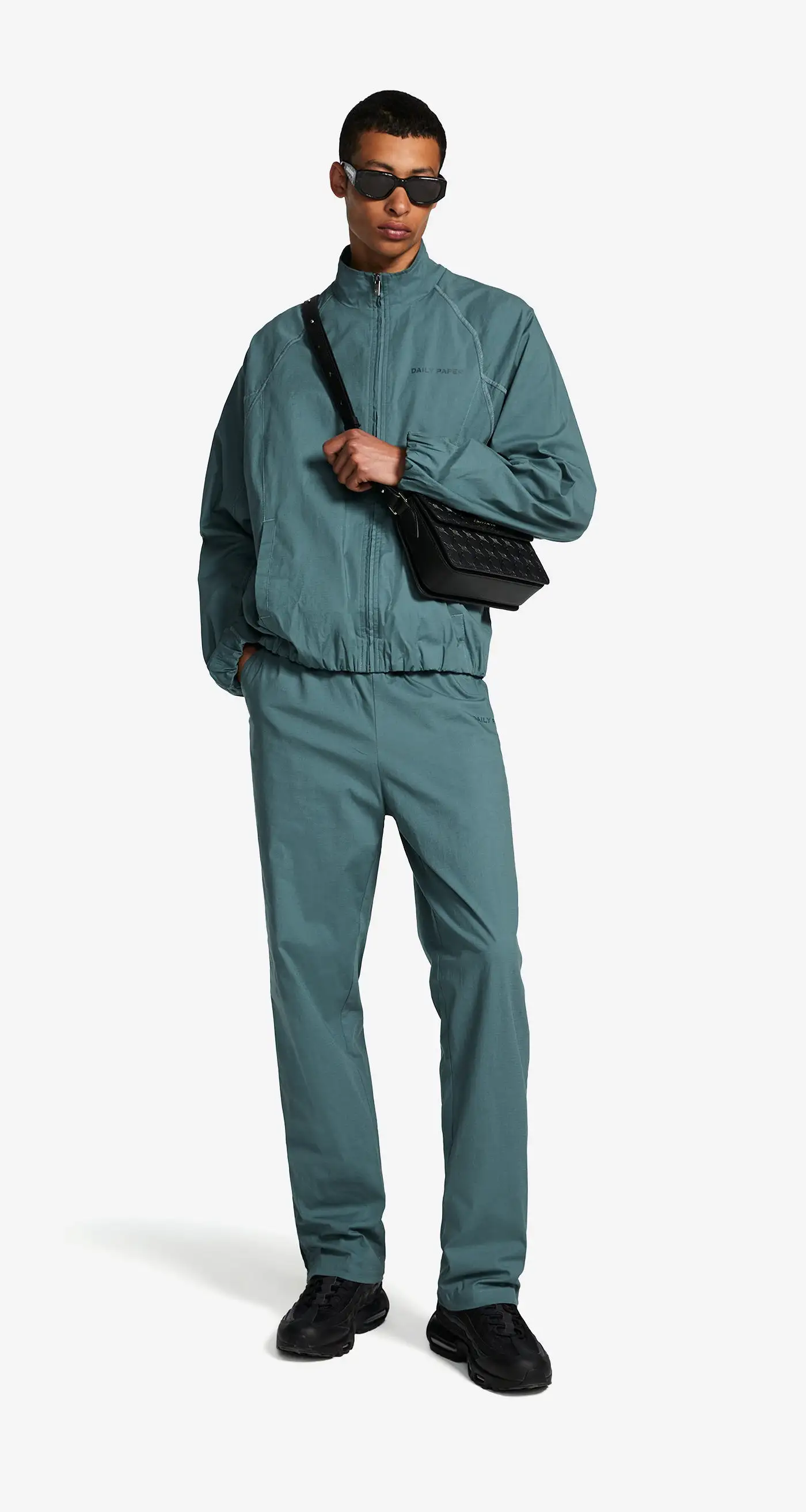 Silver Green Halif Track Jacket