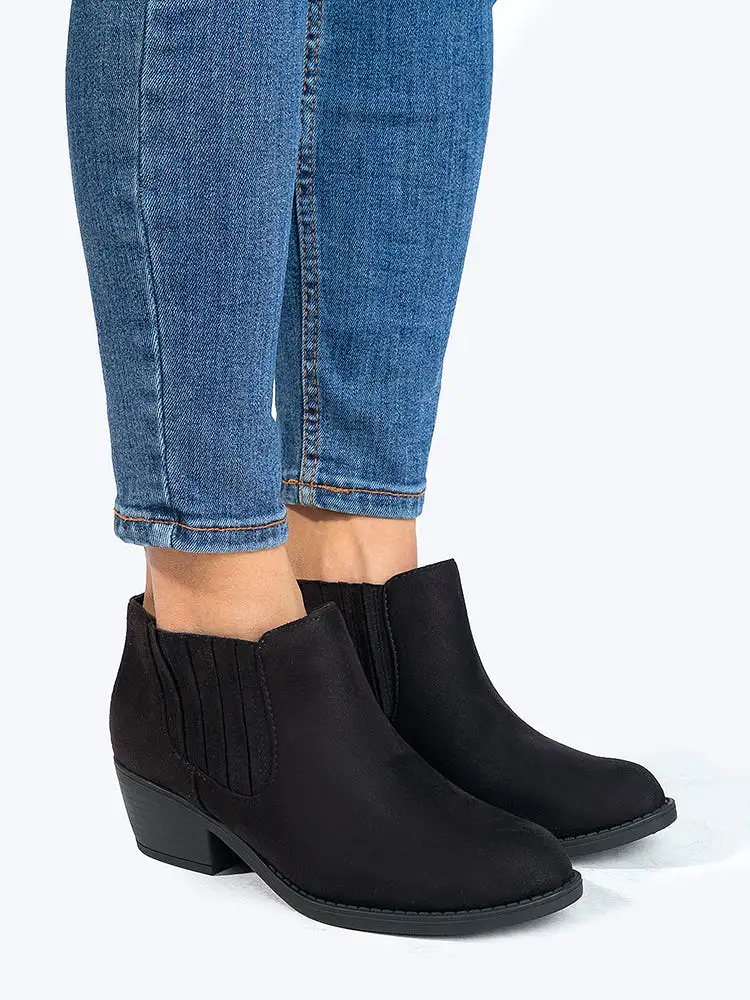 Slip On Ankle Booties