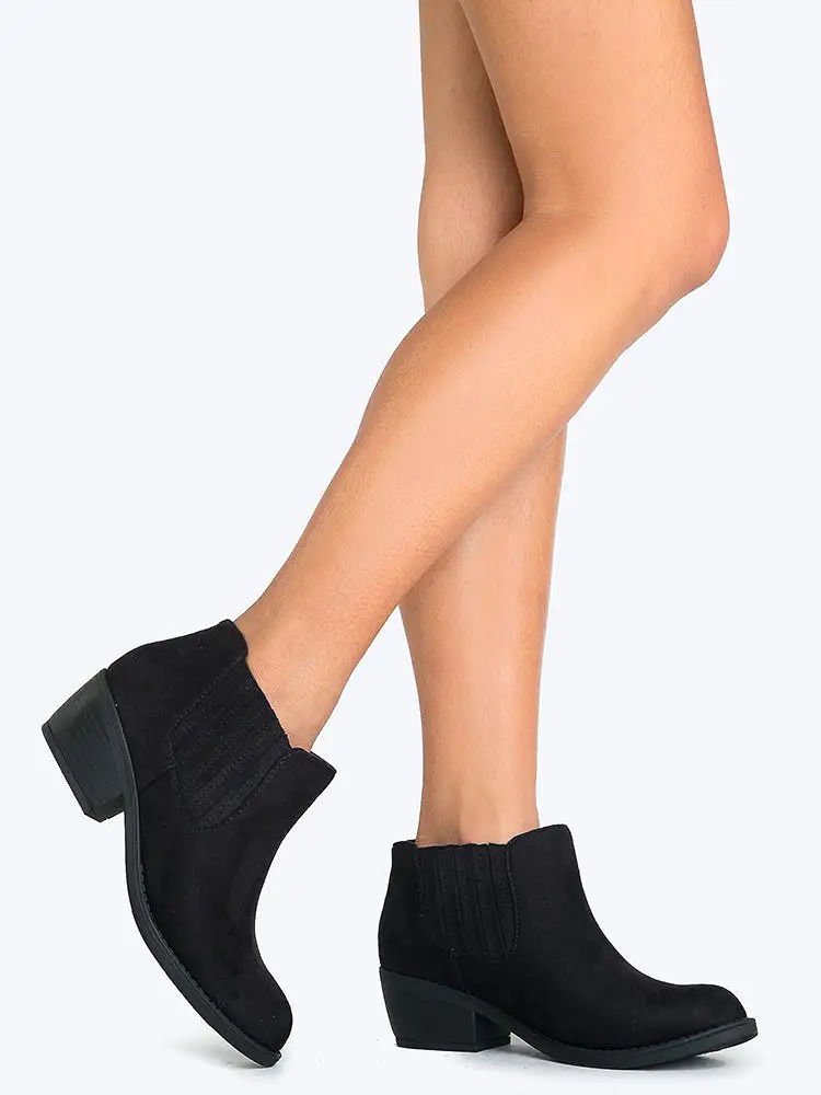 Slip On Ankle Booties