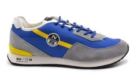 SNEAKER NORTH SAILS UOMO HORIZON RH-01 JET 065 BLU E GIALLE