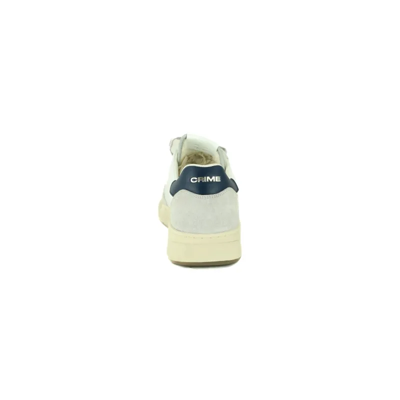 SNEAKERS UOMO IN PELLE, BIANCO