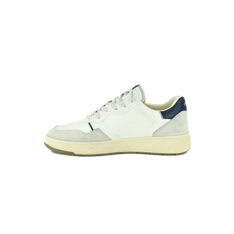 SNEAKERS UOMO IN PELLE, BIANCO